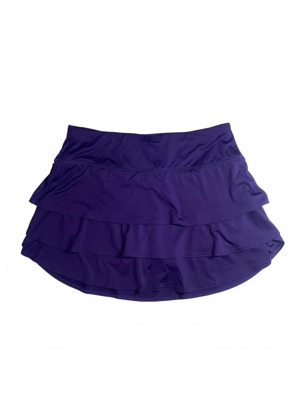 Athleta Purple Ruffle Tennis Skort Athletic Golf Running Activewear Size S